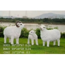 羊擺飾 y15557立體雕塑.擺飾  立體擺飾系列   動物.人物系列 -小羊